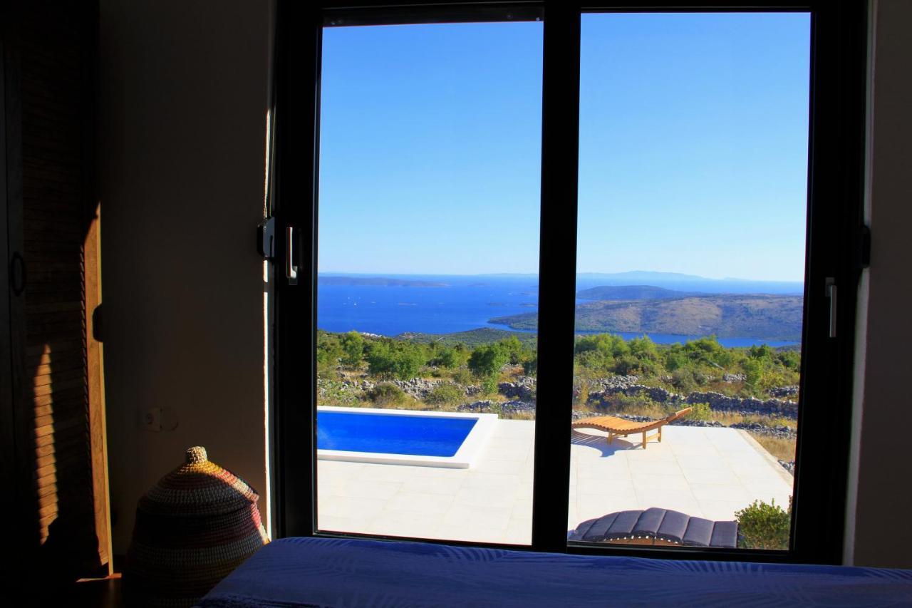 Villa Zlatno Sunce In The Hills Near Trogir Vrsine Экстерьер фото