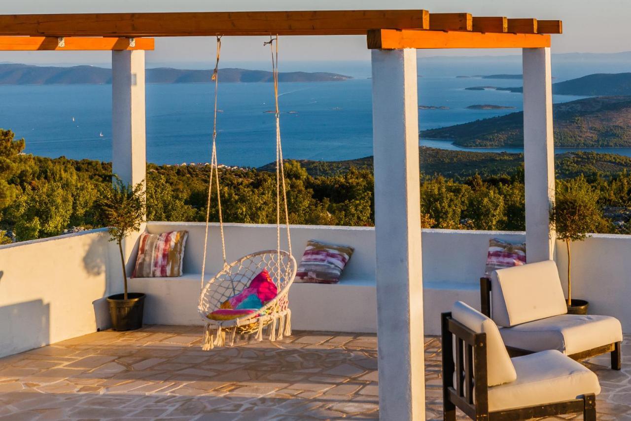 Villa Zlatno Sunce In The Hills Near Trogir Vrsine Экстерьер фото